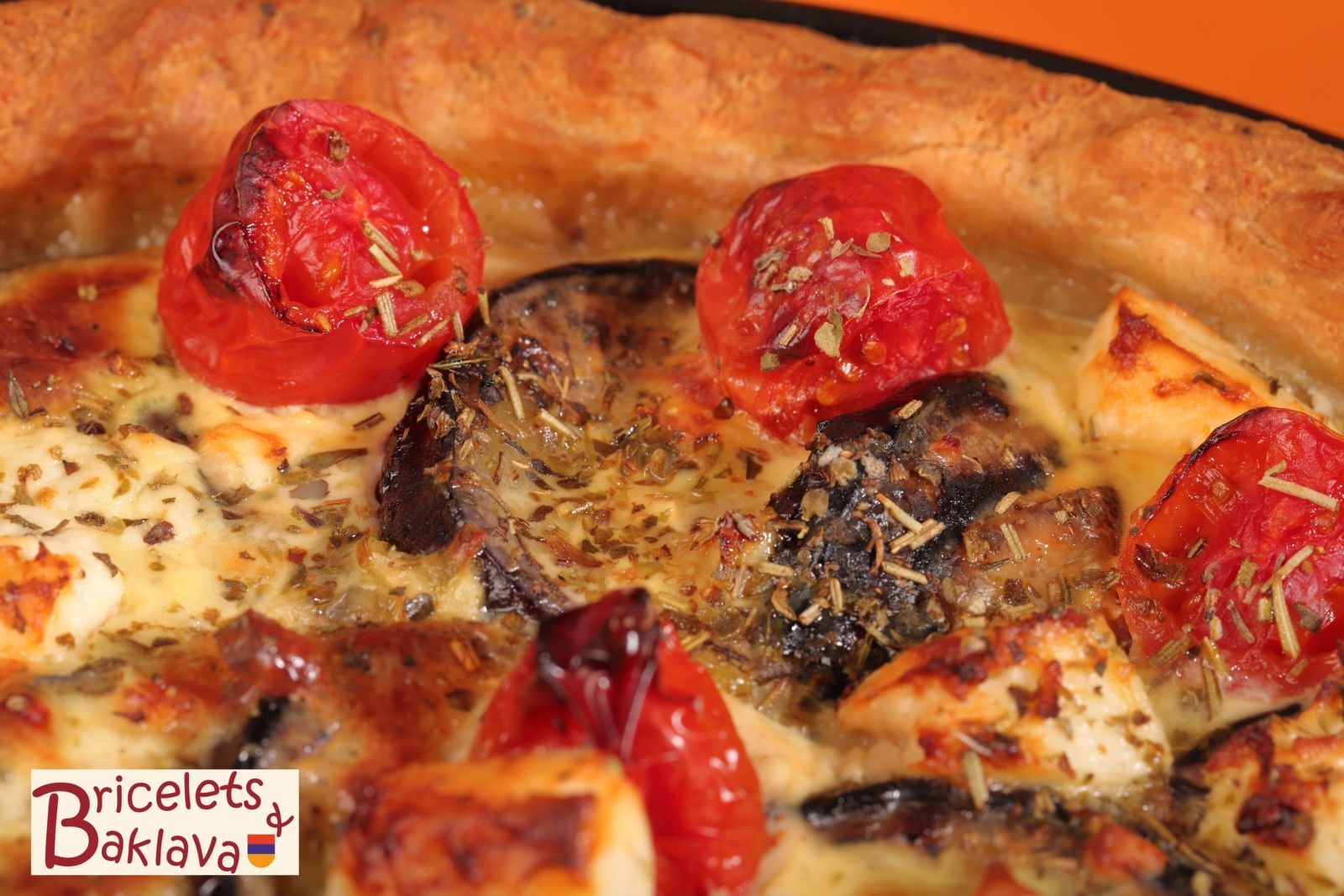 Tarte aux aubergines