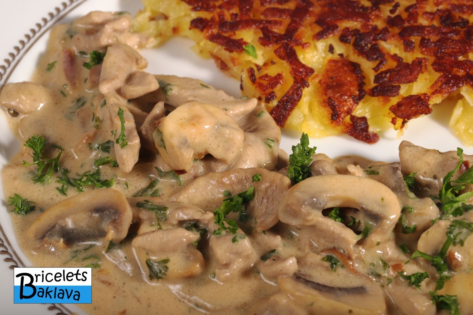 Emincé de veau à la zurichoise