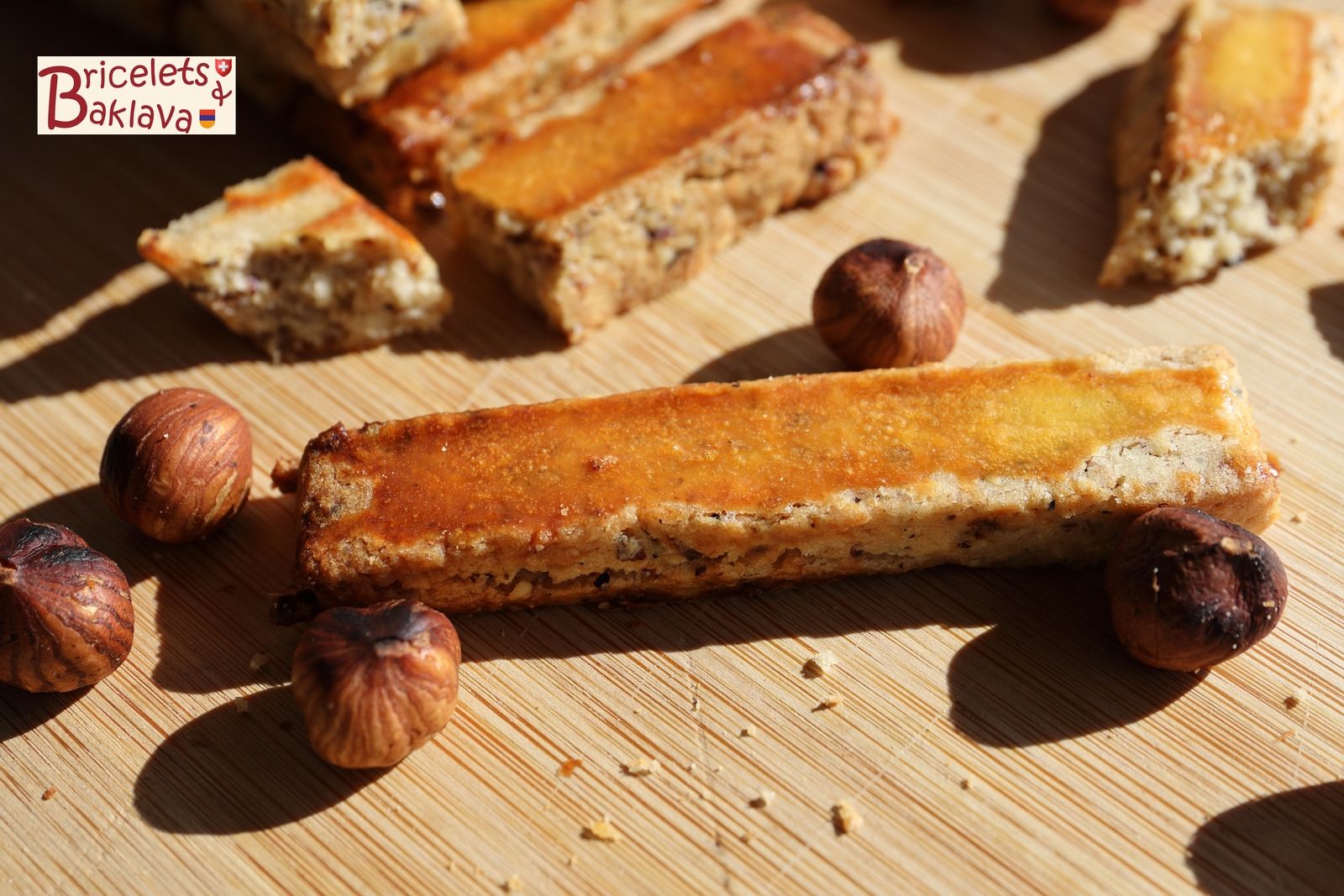 Bâtonnets aux noisettes