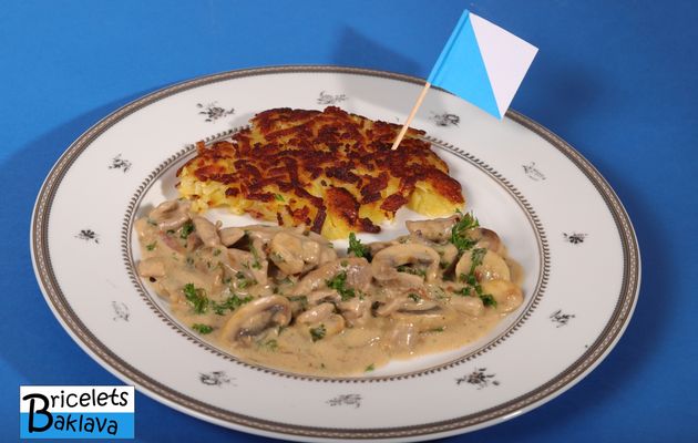 Emincé de veau à la zurichoise (Züri Geschnetzeltes)