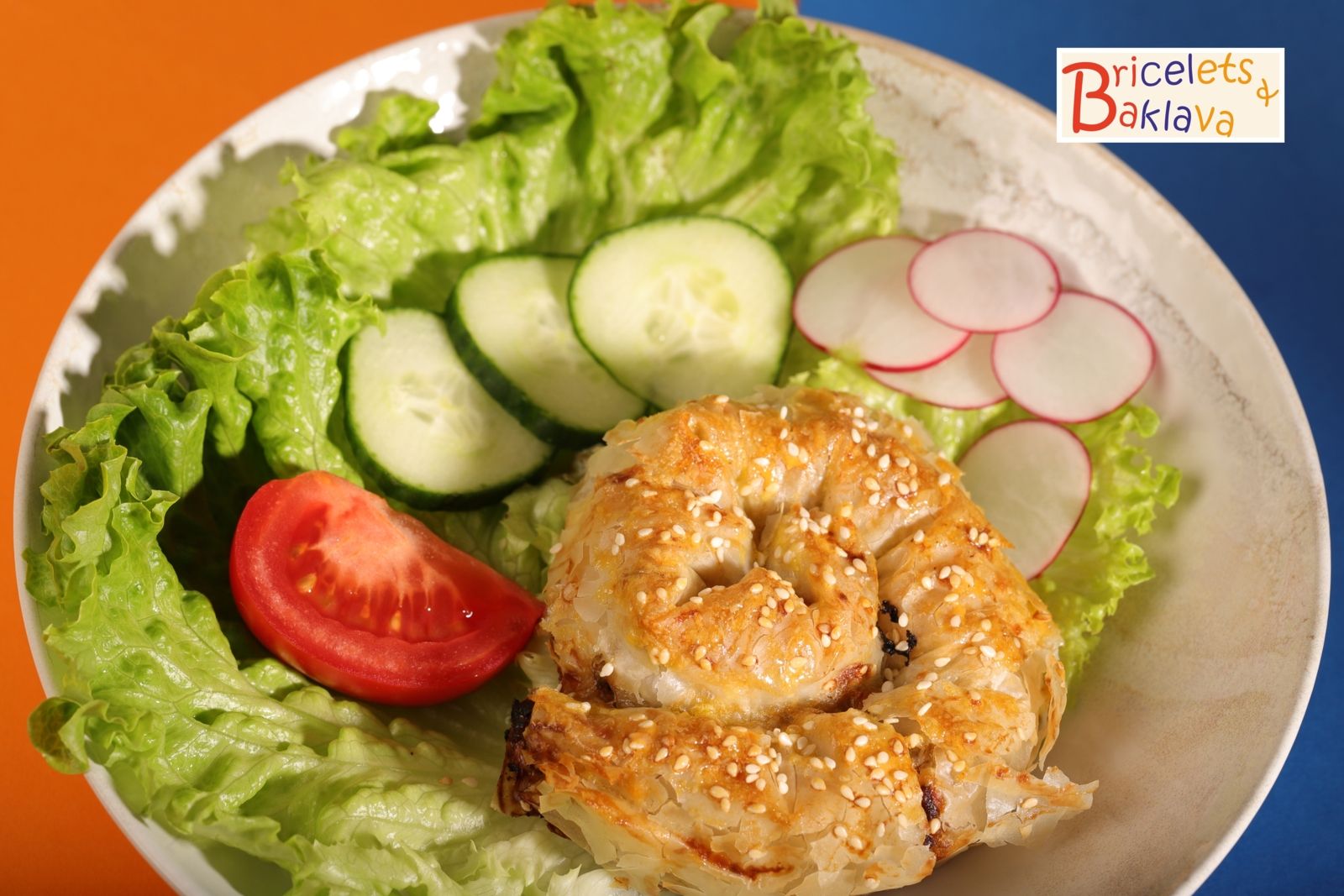 Feuilletés aux aubergines à la pâte filo