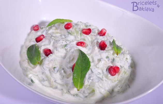 Djadjik, le concombre au yogourt