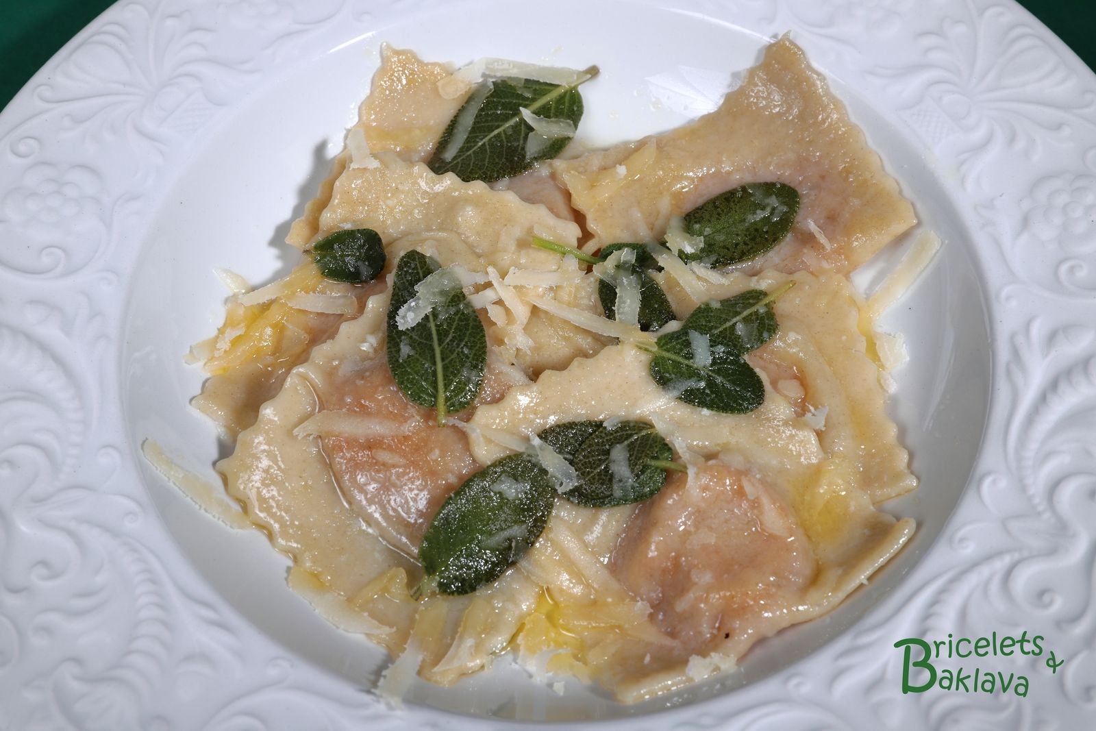 Raviolis à la courge et à la sauge