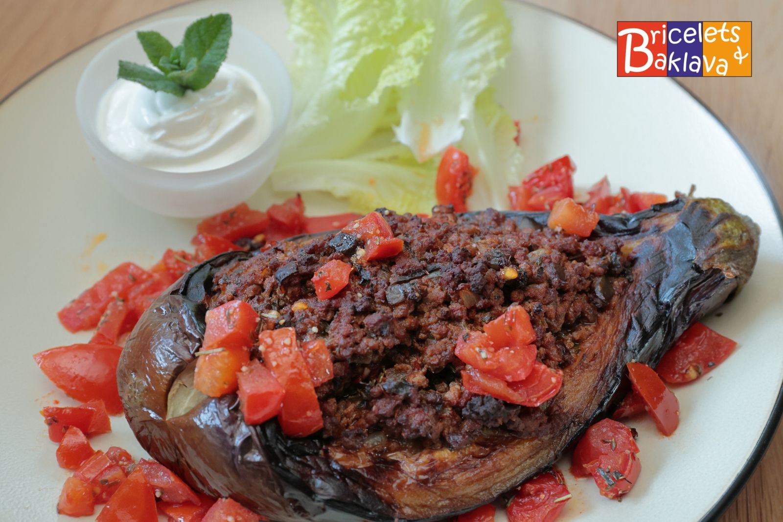 Aubergines farcies à la viande, à l’arménienne